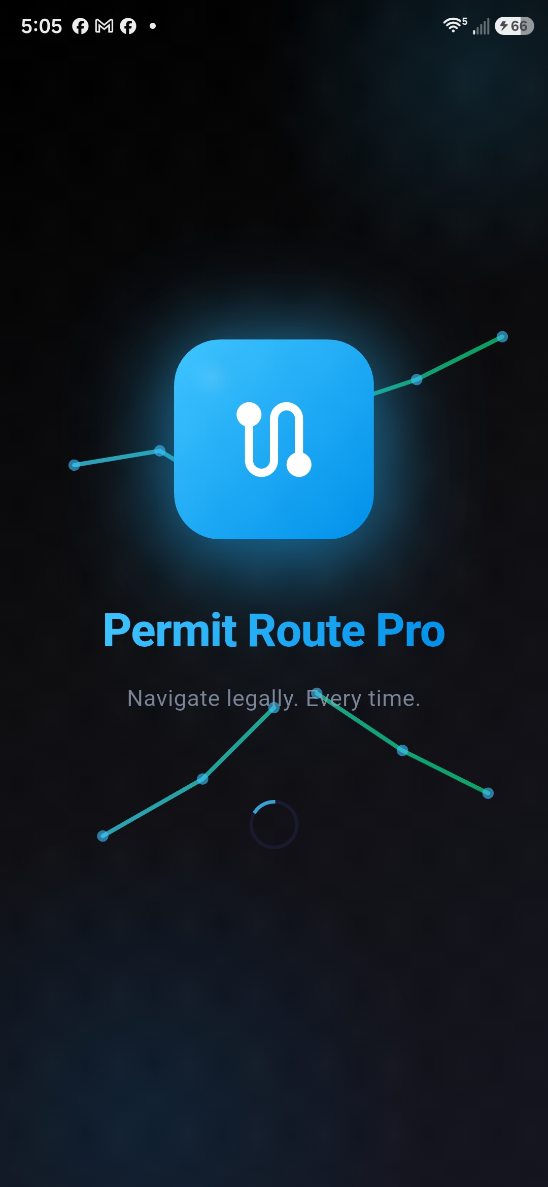 Permit Route Pro landing page